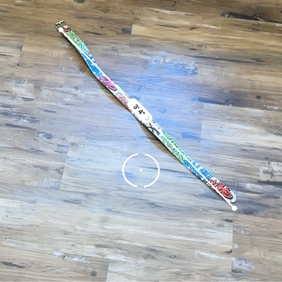 The Streets of New York Graffiti Spray Pain Leather Belt - Picture 5 of 6